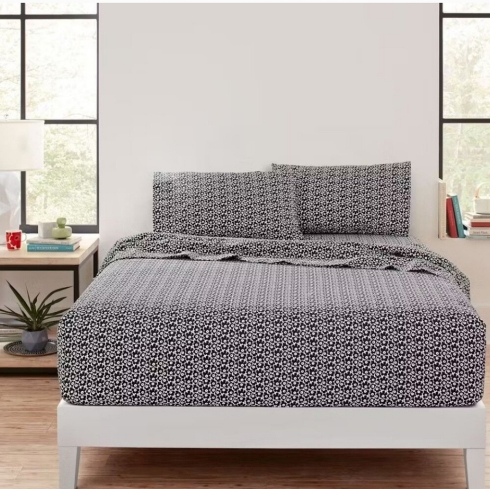 Marrimeko pikkuinen unikko queen size sheet set